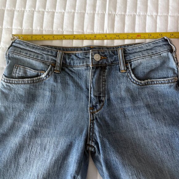 Anthropologie Pilcro & The Letterpress Ruched Boot Cut Jeans - Picture 9 of 13